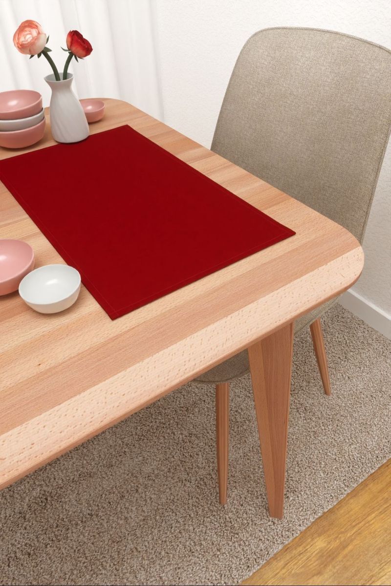 Platzdeckchen in rot
