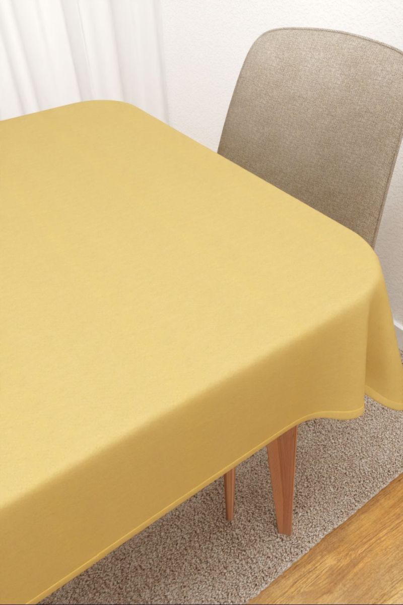 Tischdecke eckig in gelb