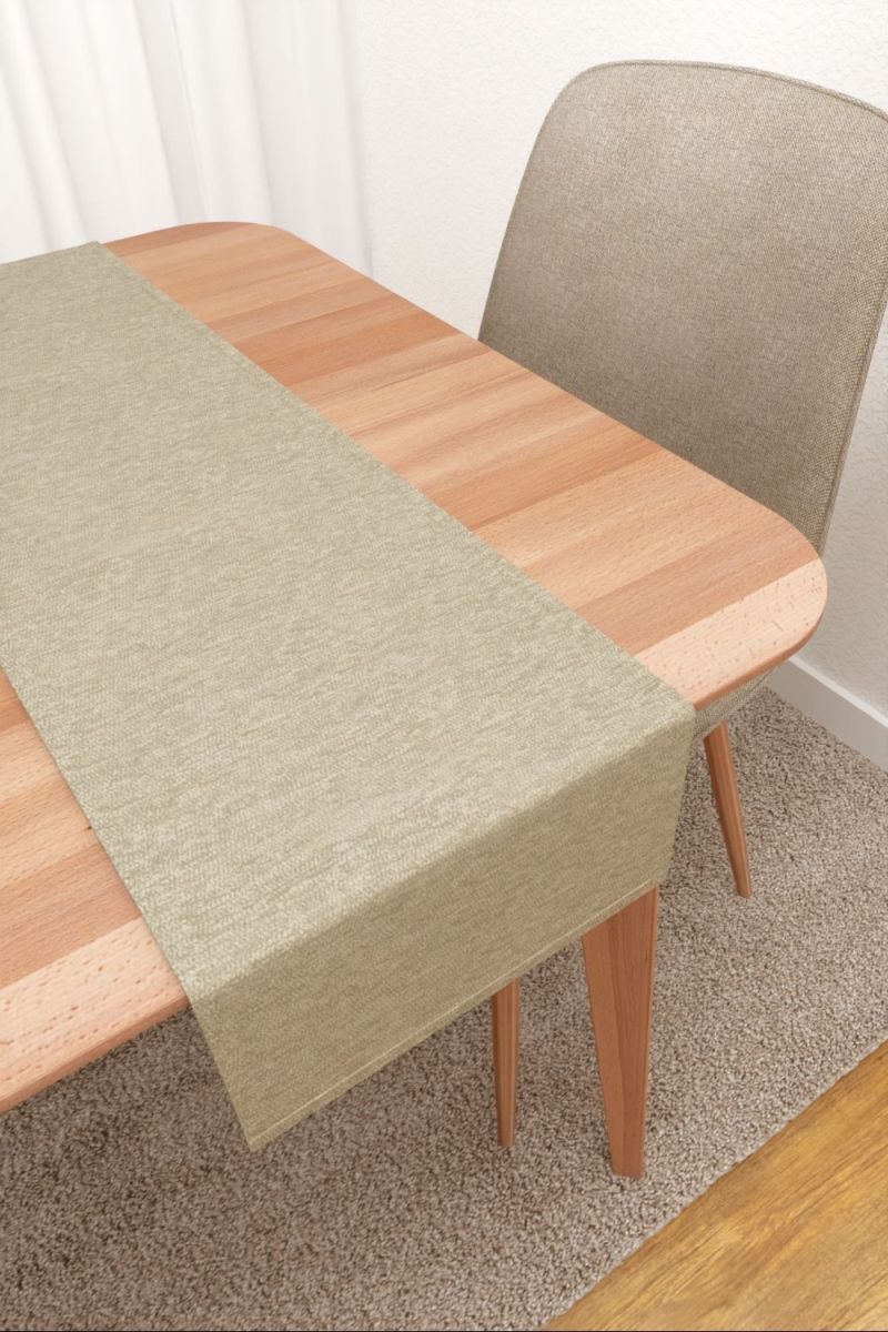 Tischlufer in beige