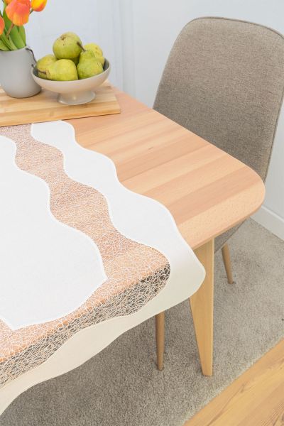 ArtikelbildTischlufer Plauener Spitze #1W Kiana in Beige