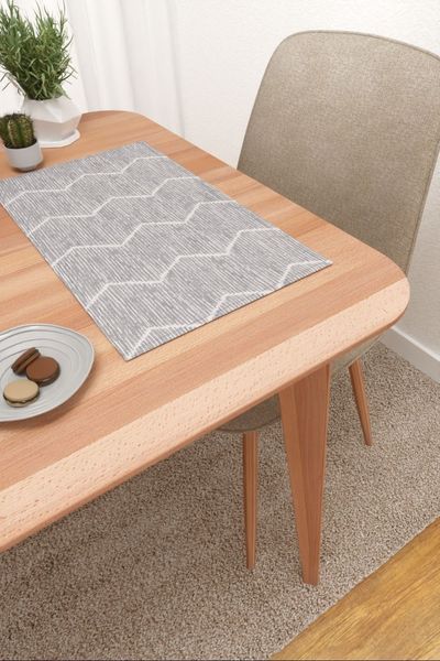 Platzdeckchen Lysel #3J Bamba in Graubeige