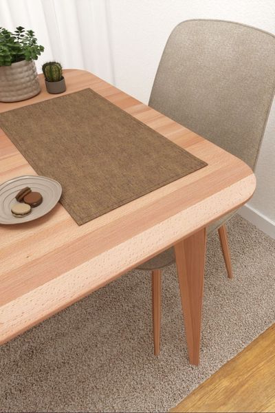 Platzdeckchen Lysel #3J Bocas in braunbeige