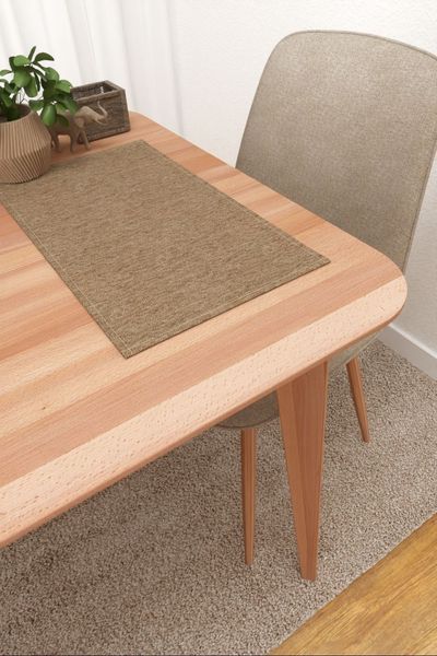 Platzdeckchen Lysel #3J Matomi in braunbeige