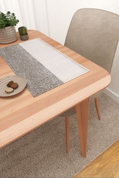 Platzdeckchen Lysel #3J Nakoni in Braunbeige