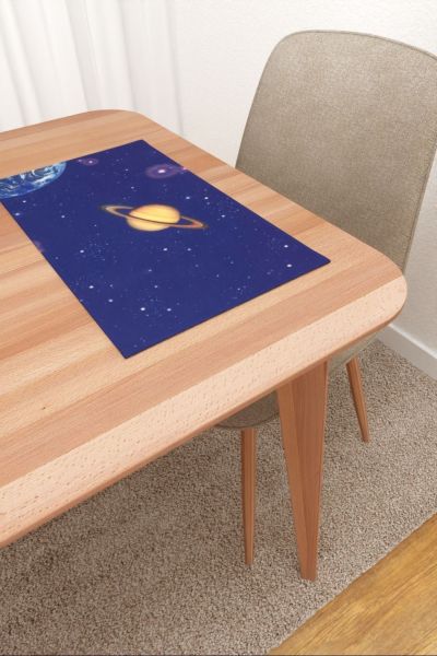 Platzdeckchen Lysel #3J Tilaa in brillantblau