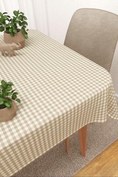 Tischdecke eckig Lysel #3J Alanya in beige