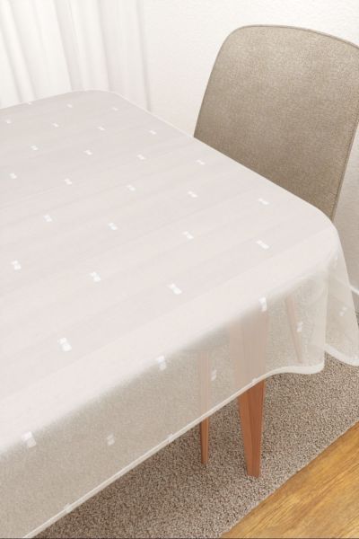 Tischdecke eckig Lysel #3J Arcella in wei