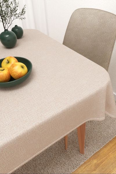 Tischdecke eckig Lysel #3J Basiroa in altrosa