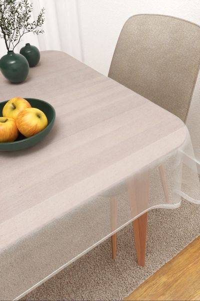 Tischdecke eckig Lysel #3J Blanca in wei