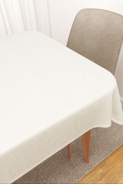 Tischdecke eckig Lysel #3J Caudillo in wei
