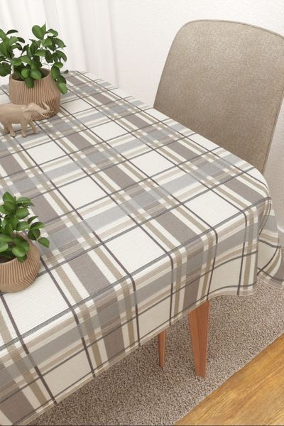 Tischdecke eckig Lysel #3J Chico in beige