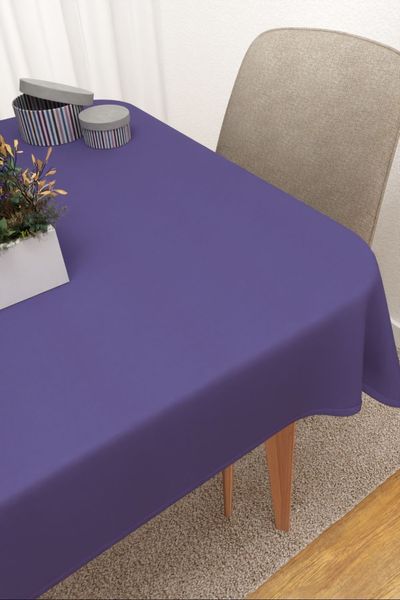 Tischdecke eckig Lysel #3J Colmoa in jeansblau