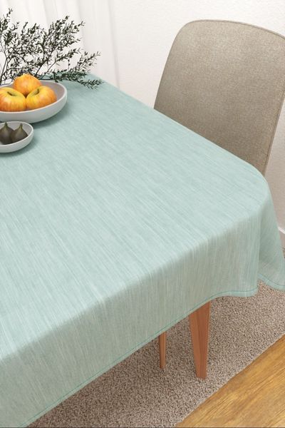 Tischdecke eckig Lysel #3J Dori in Mintgrn