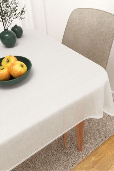 Tischdecke eckig Lysel #3J Dori in Wei