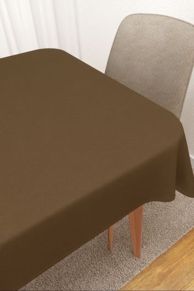 Tischdecke eckig Lysel #3J Enna in rehbraun