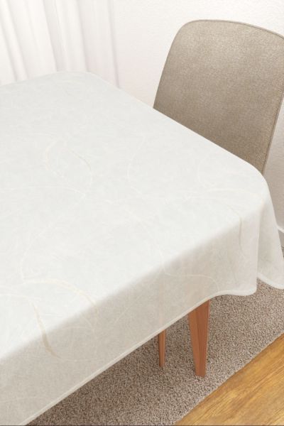 Tischdecke eckig Lysel #3J Gresstra in beigegrau