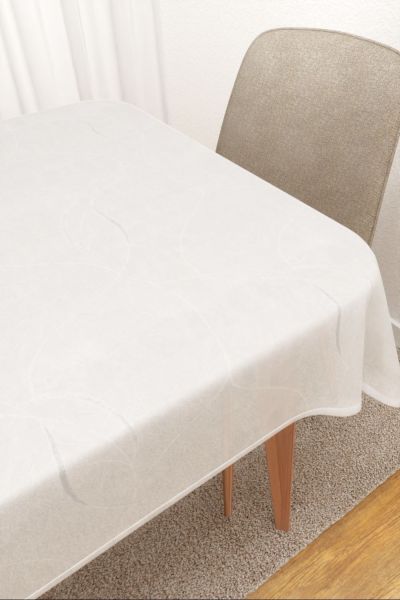 Tischdecke eckig Lysel #3J Gresstra in reinwei