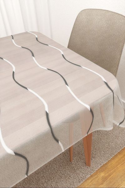 Tischdecke eckig Lysel #3J Konya in grau