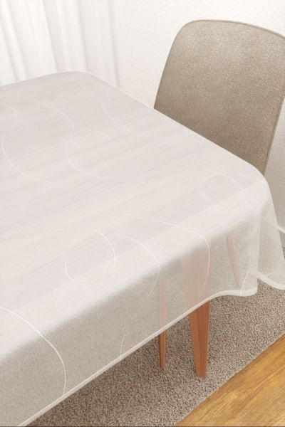 Tischdecke eckig Lysel #3J Koukero in signalwei