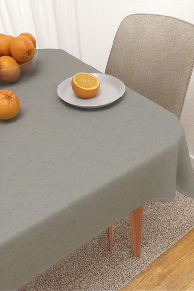 Tischdecke eckig Lysel #3J Masiaca in silbergrau
