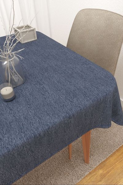 Tischdecke eckig Lysel #3J Matomi in jeansblau