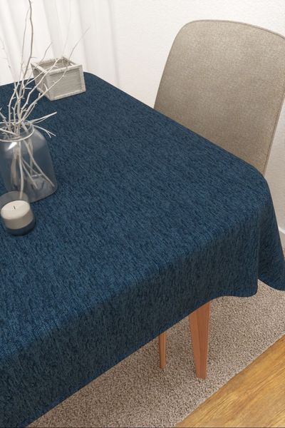 Tischdecke eckig Lysel #3J Matomi in taubenblau