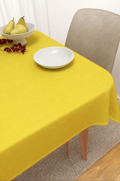 Tischdecke eckig Lysel #3J Minitas in gelbgrn