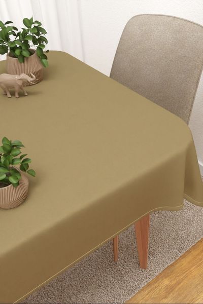 Tischdecke eckig Lysel #3J Minitas in graubeige