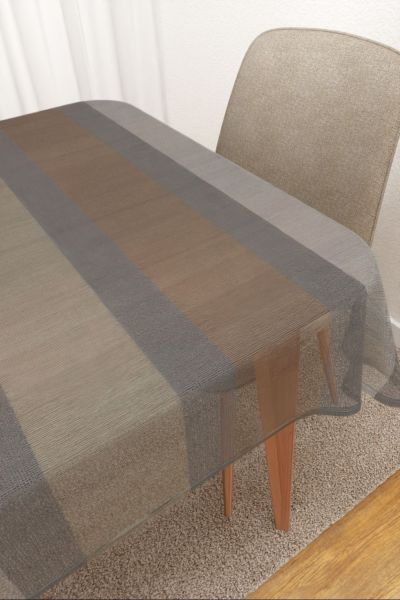 Tischdecke eckig Lysel #3J Mukava in platingrau