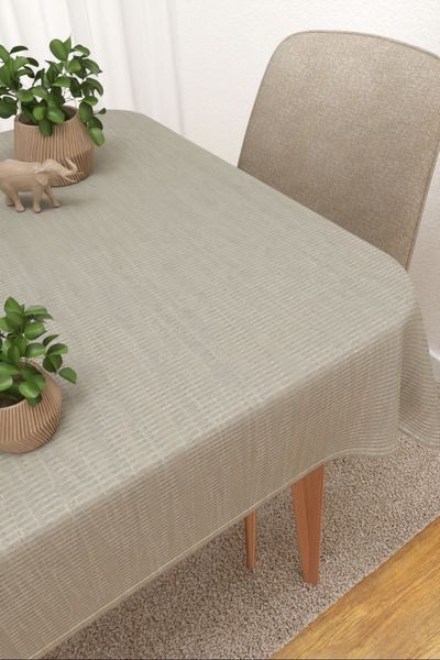 Tischdecke eckig Lysel #3J Niono in Beige