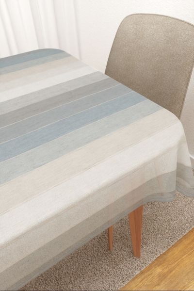 Tischdecke eckig Lysel #3J Odisea in blaugrau