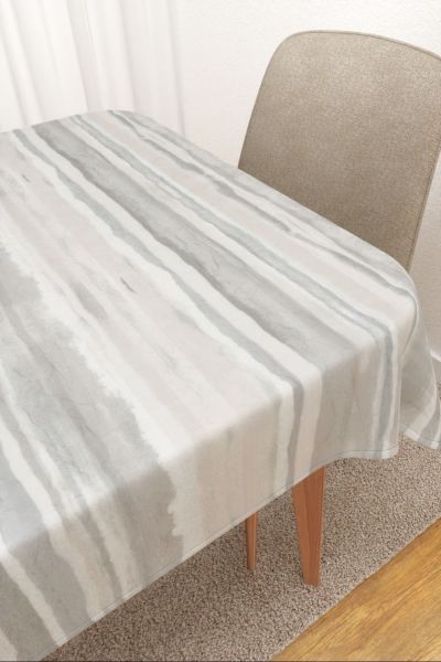 Tischdecke eckig Lysel #3J Pintada in grau