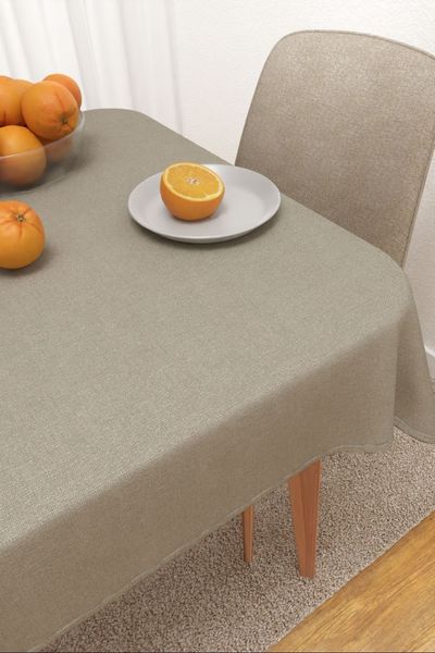 Tischdecke eckig Lysel #3J Rabita in quarzgrau