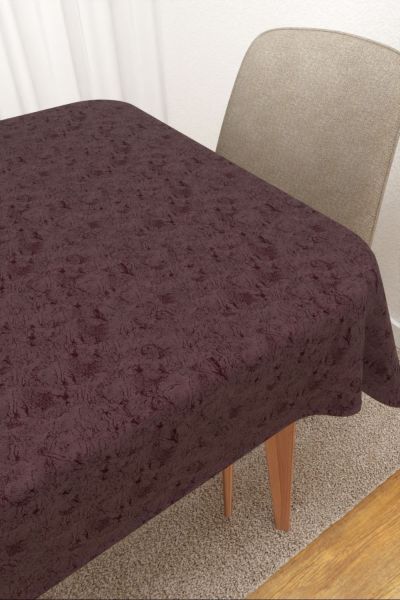 Tischdecke eckig Lysel #3J Rosario in aubergine
