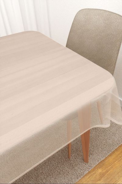 Tischdecke eckig Lysel #3J Satara in cremewei