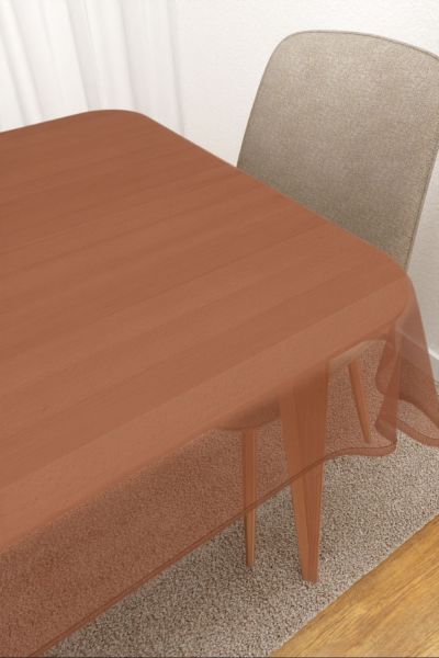 Tischdecke eckig Lysel #3J Satara in rehbraun
