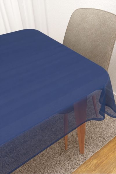 Tischdecke eckig Lysel #3J Satara in saphirblau