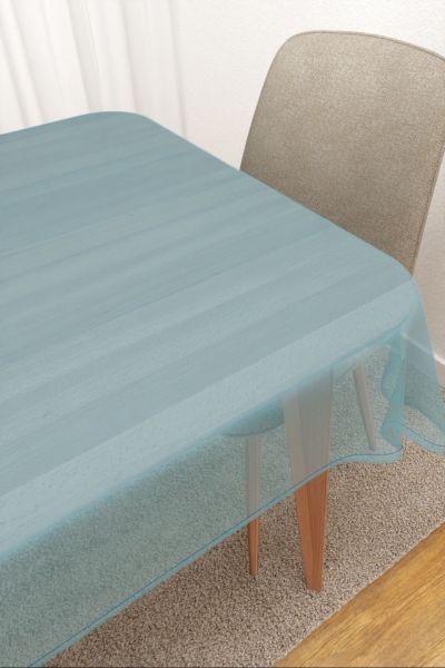 Tischdecke eckig Lysel #3J Satara in wasserblau