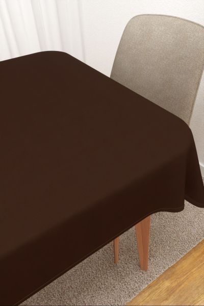 Tischdecke eckig Lysel #3J Thermos in dunkelbraun