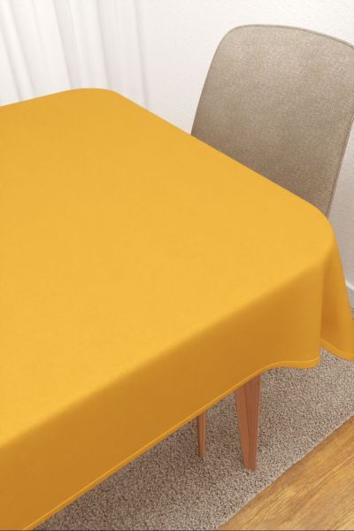 Tischdecke eckig Lysel #3J Thermos in goldgelb