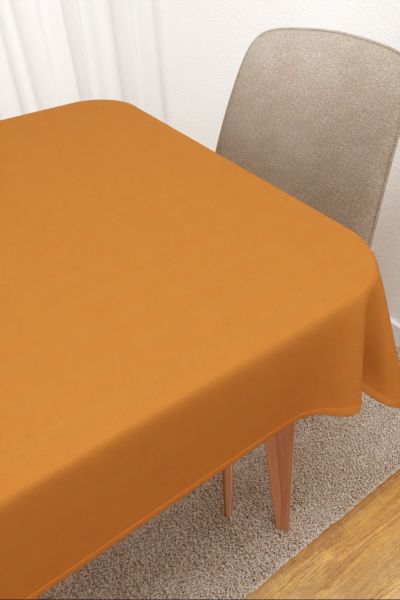 Tischdecke eckig Lysel #3J Thermos in ocker