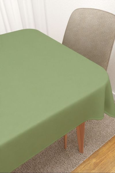 Tischdecke eckig Lysel #3J Thermos in olivgrn