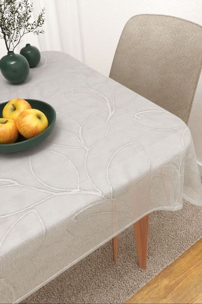 Tischdecke eckig Lysel #3J Tichitt in Wei