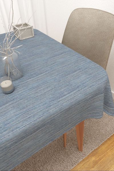 Tischdecke eckig Lysel #3J Tinajera in graublau