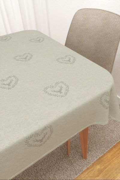 Tischdecke eckig Lysel #3J Villora in beige