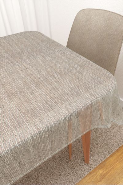 Tischdecke eckig Lysel #3J Yasin in schwarz-wei