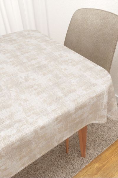 Tischdecke eckig Lysel #3J Yecorato in beige