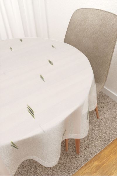 Tischdecke rund Lysel #3J Marquella in grn