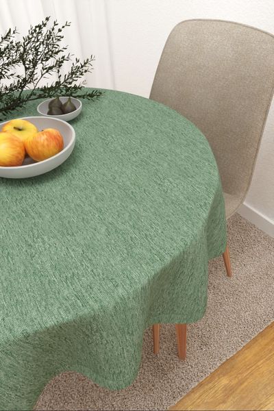 Tischdecke rund Lysel #3J Matomi in mintgrn