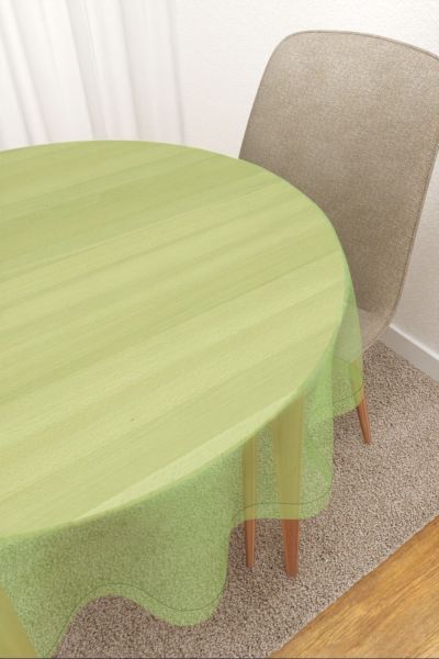 Tischdecke rund Lysel #3J Satara in grn